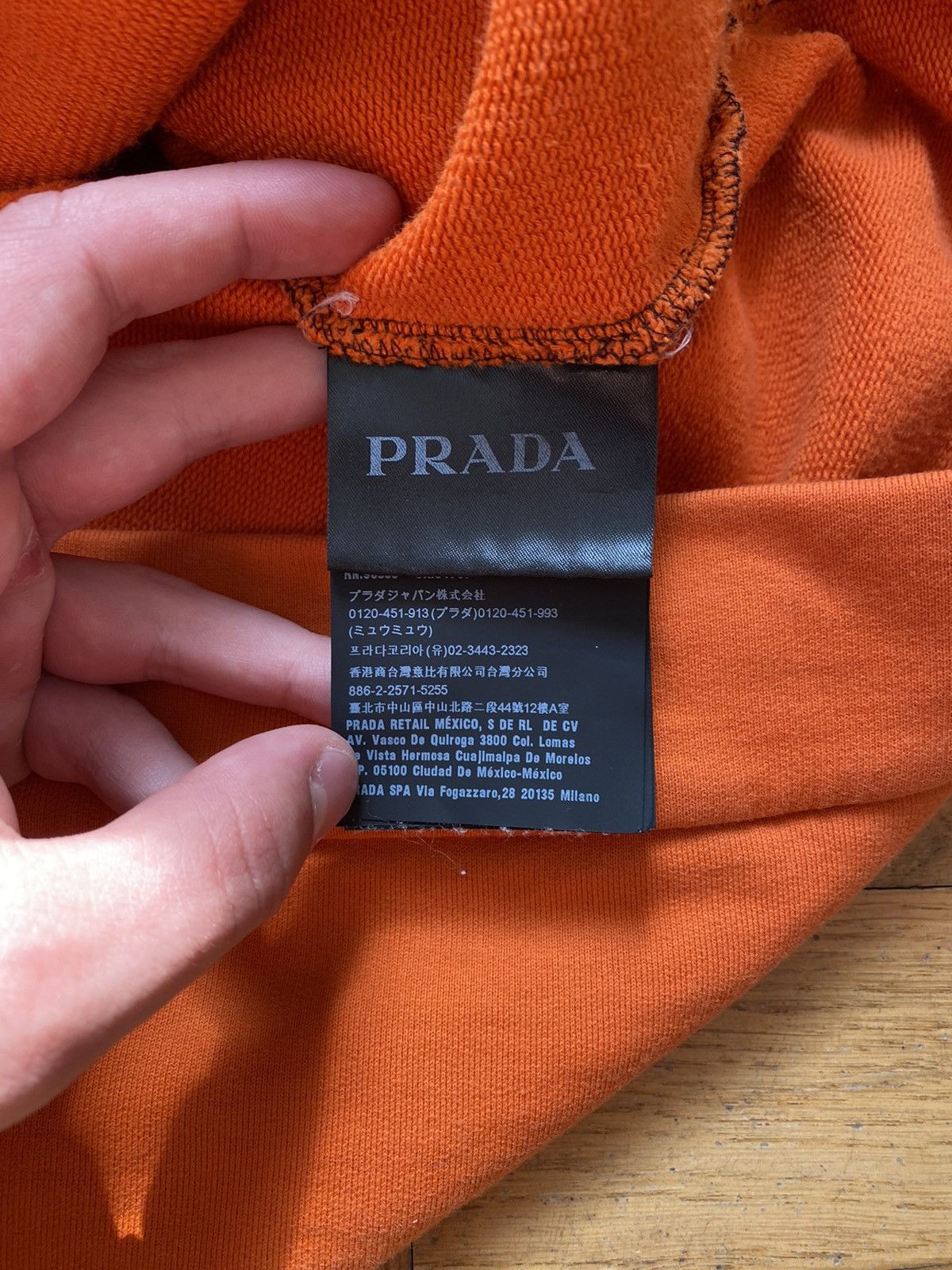 Prada × Vintage Hoody Prada Vintage Size US M / EU 48-50 / 2 - 16 Thumbnail