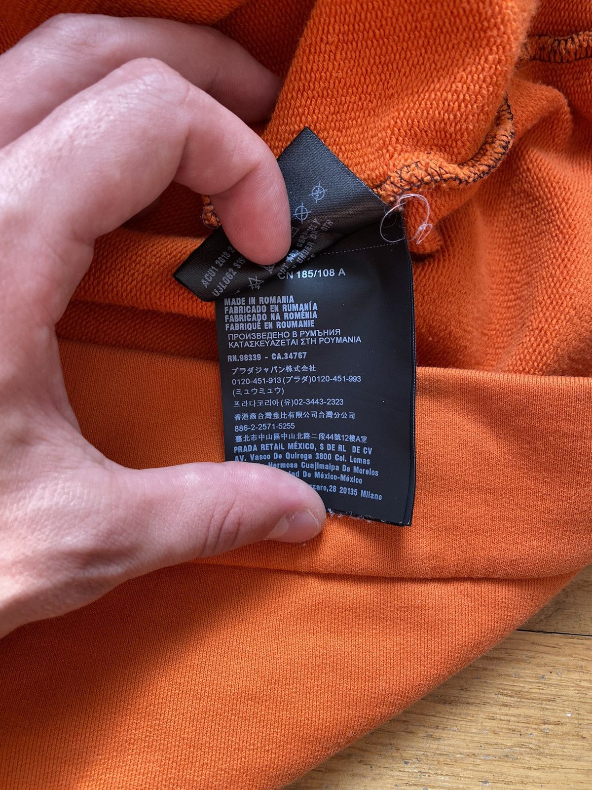 Prada × Vintage Hoody Prada Vintage Size US M / EU 48-50 / 2 - 18 Thumbnail