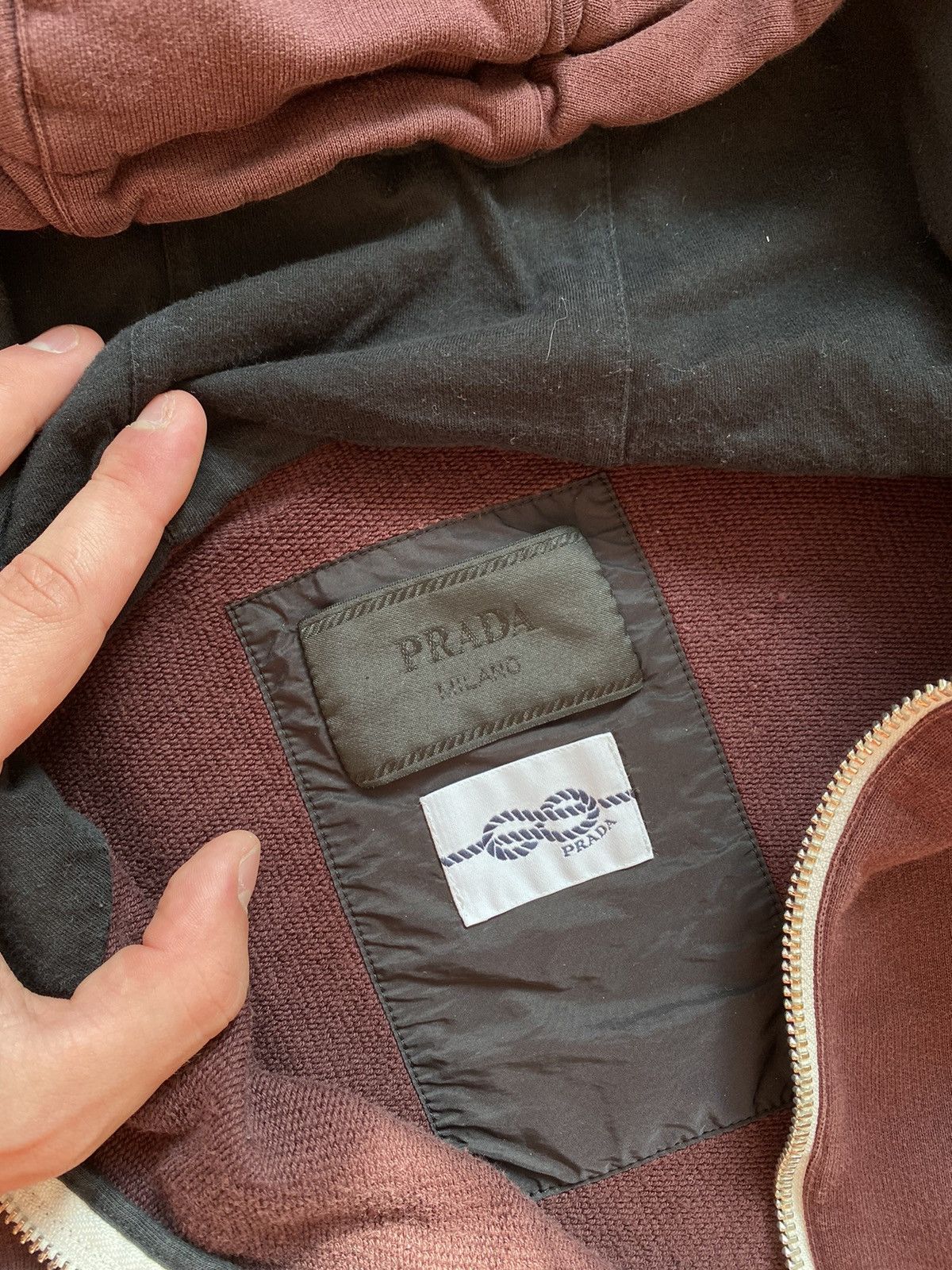 Prada × Vintage Hoody Prada Vintage Size US M / EU 48-50 / 2 - 14 Thumbnail