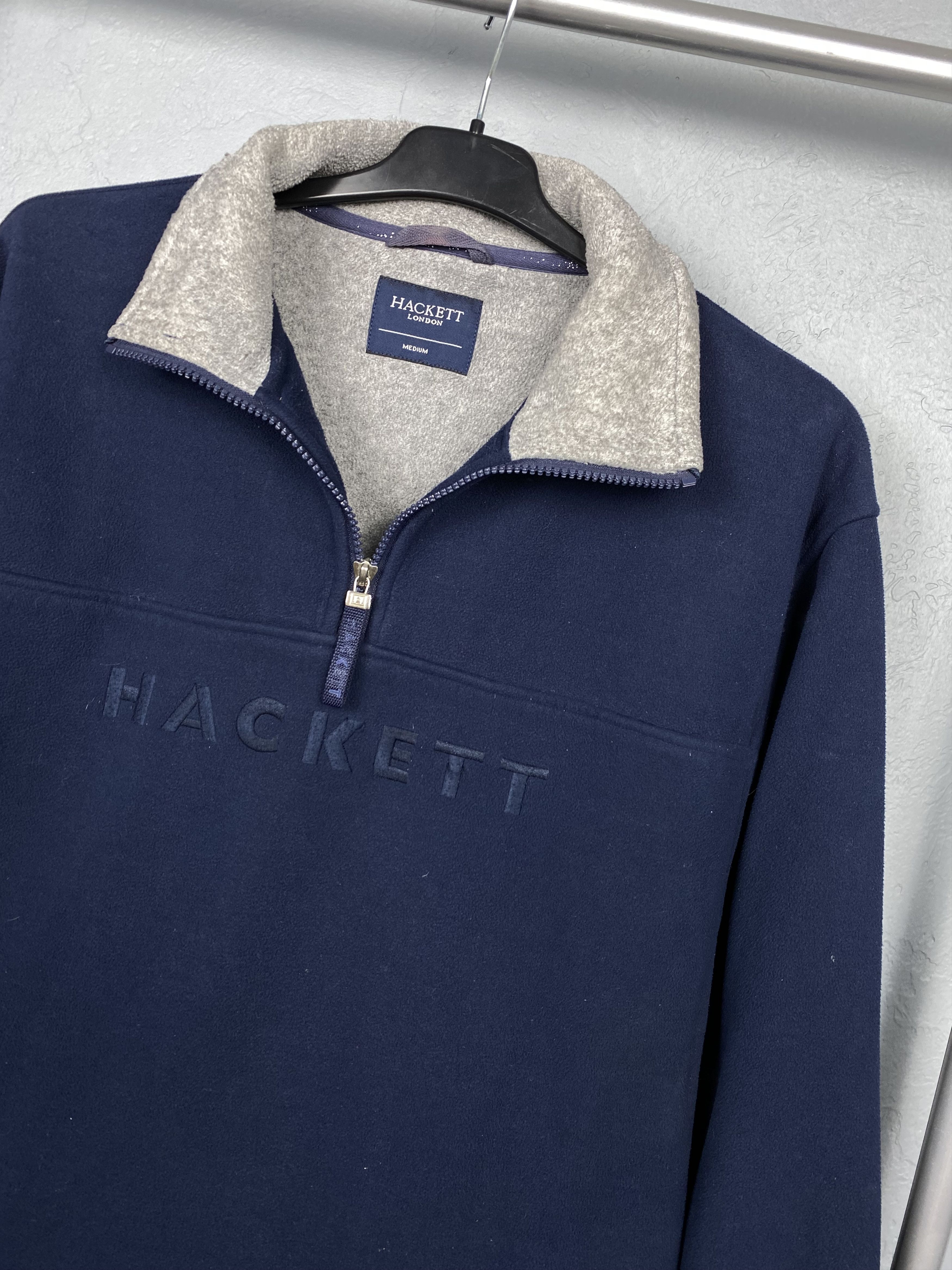 Hackett Hackett Vintage Mens Fleece Jacket Y2K Size US M / EU 48-50 / 2 - 2 Thumbnail