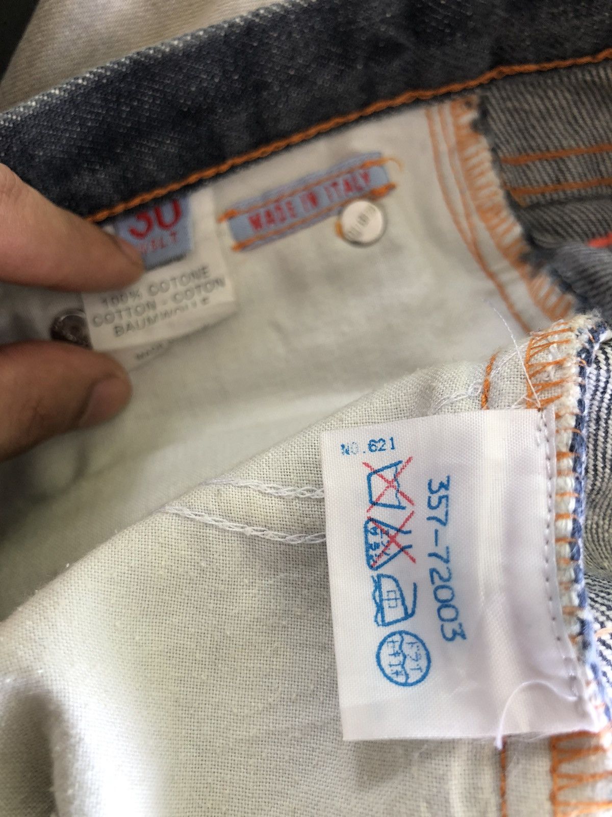 Walter Van Beirendonck GRAIL🔥Iconic Walter Van Beirendonck Lightning Flare Denim Size US 28 / EU 44 - 9 Thumbnail