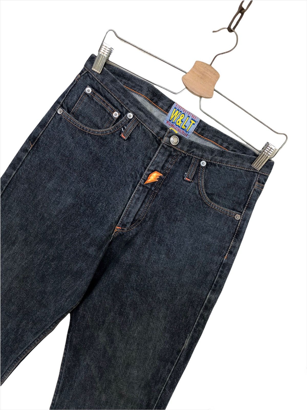 Walter Van Beirendonck GRAIL🔥Iconic Walter Van Beirendonck Lightning Flare Denim Size US 28 / EU 44 - 5 Thumbnail