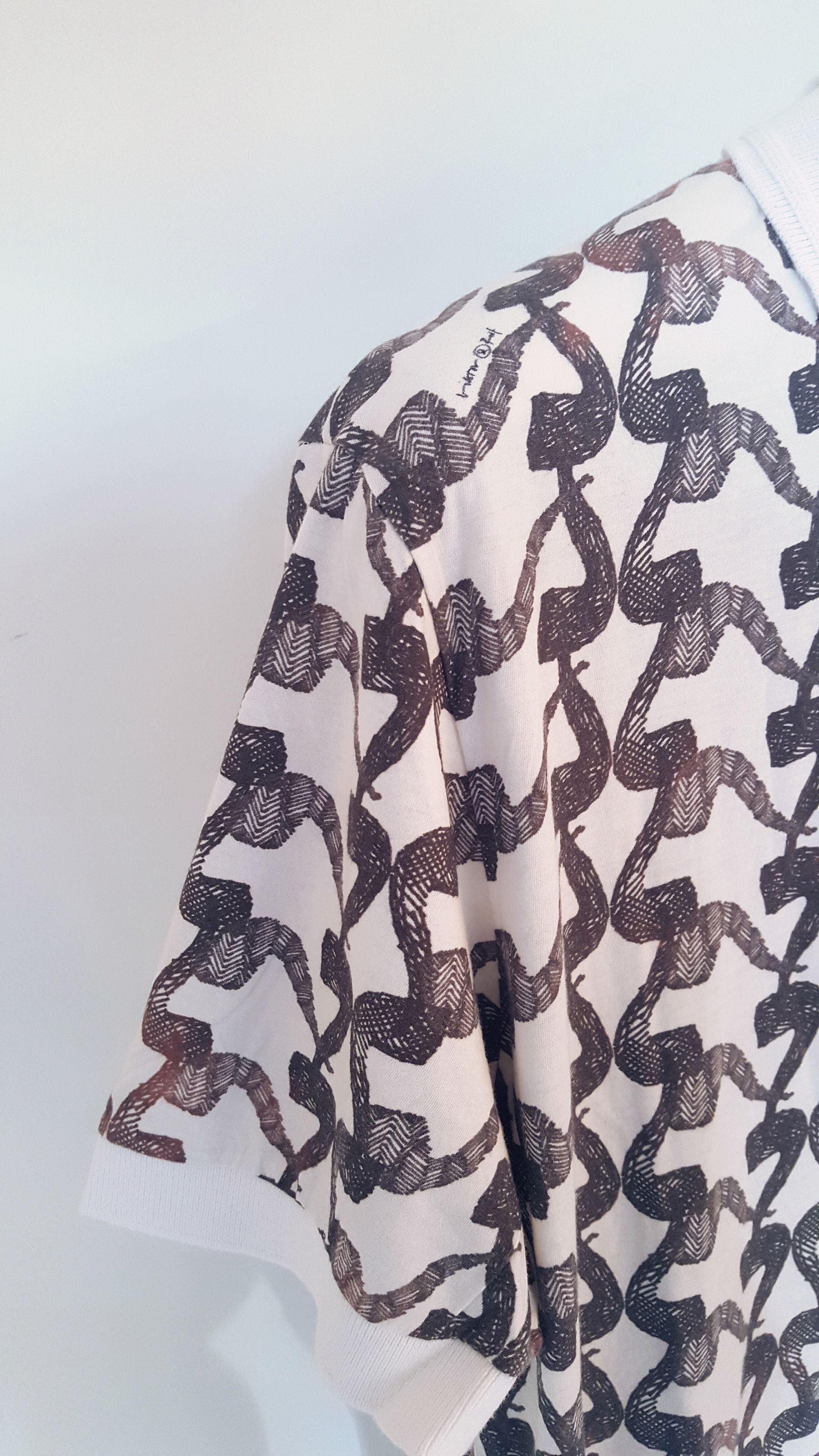 Viktor & Rolf All Over Pipe Print Polo Shirt Size US M / EU 48-50 / 2 - 2 Thumbnail
