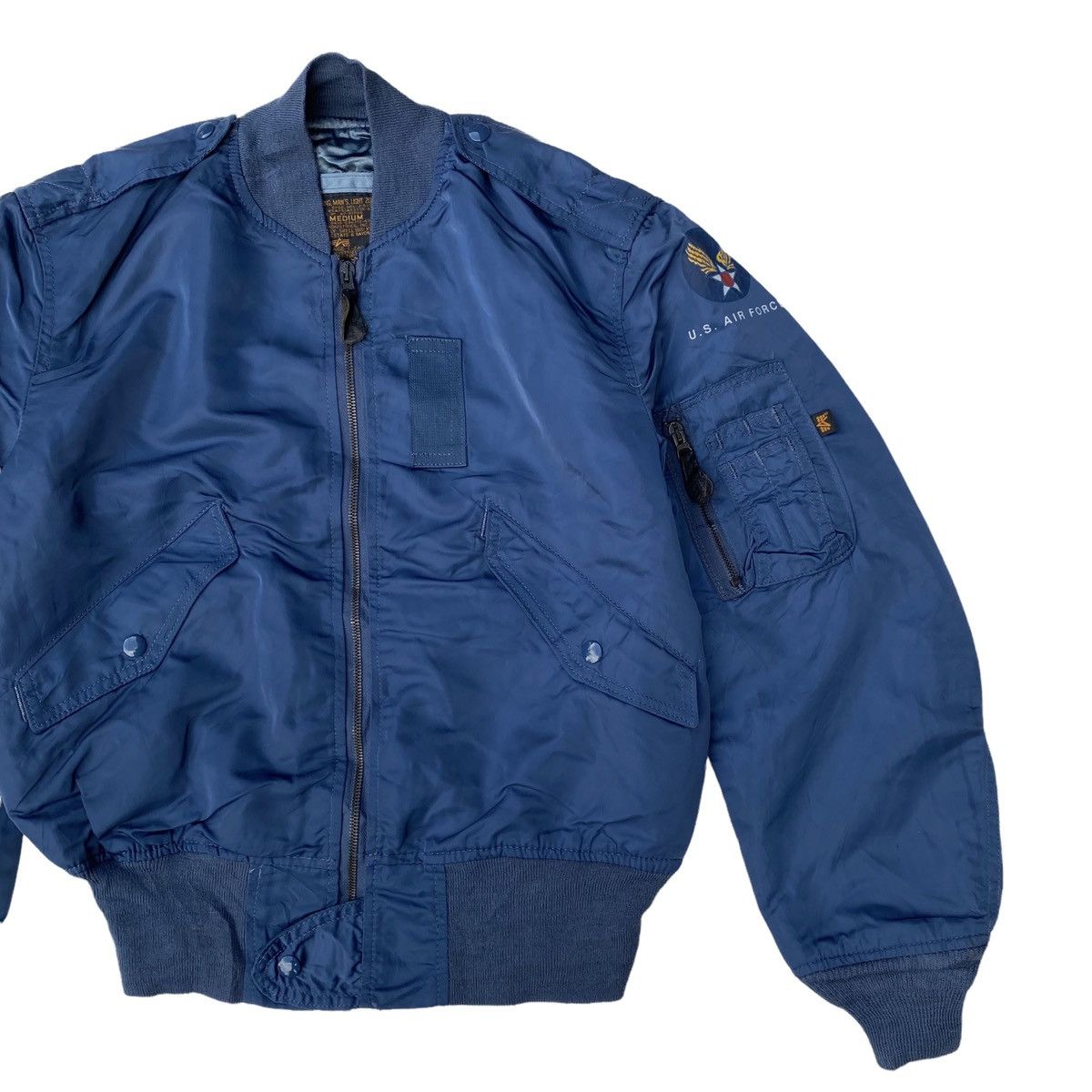 Alpha Industries Vintage Alpha Industries L-2A Bomber Jacket | Grailed