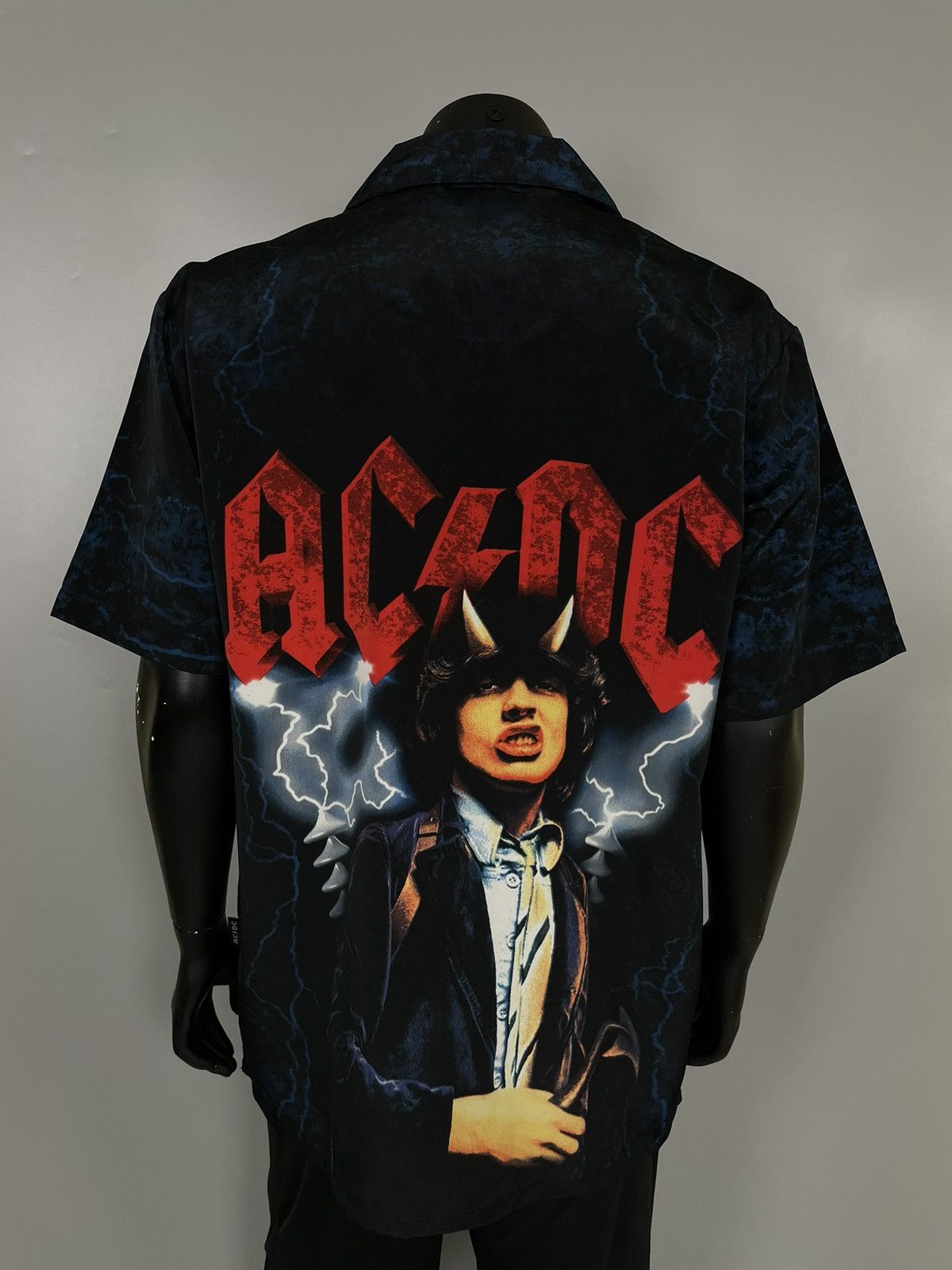 AC/DC Vintage AC/DC Shirt Button Up Graphic print Made in USA Size US XL / EU 56 / 4 - 5 Thumbnail