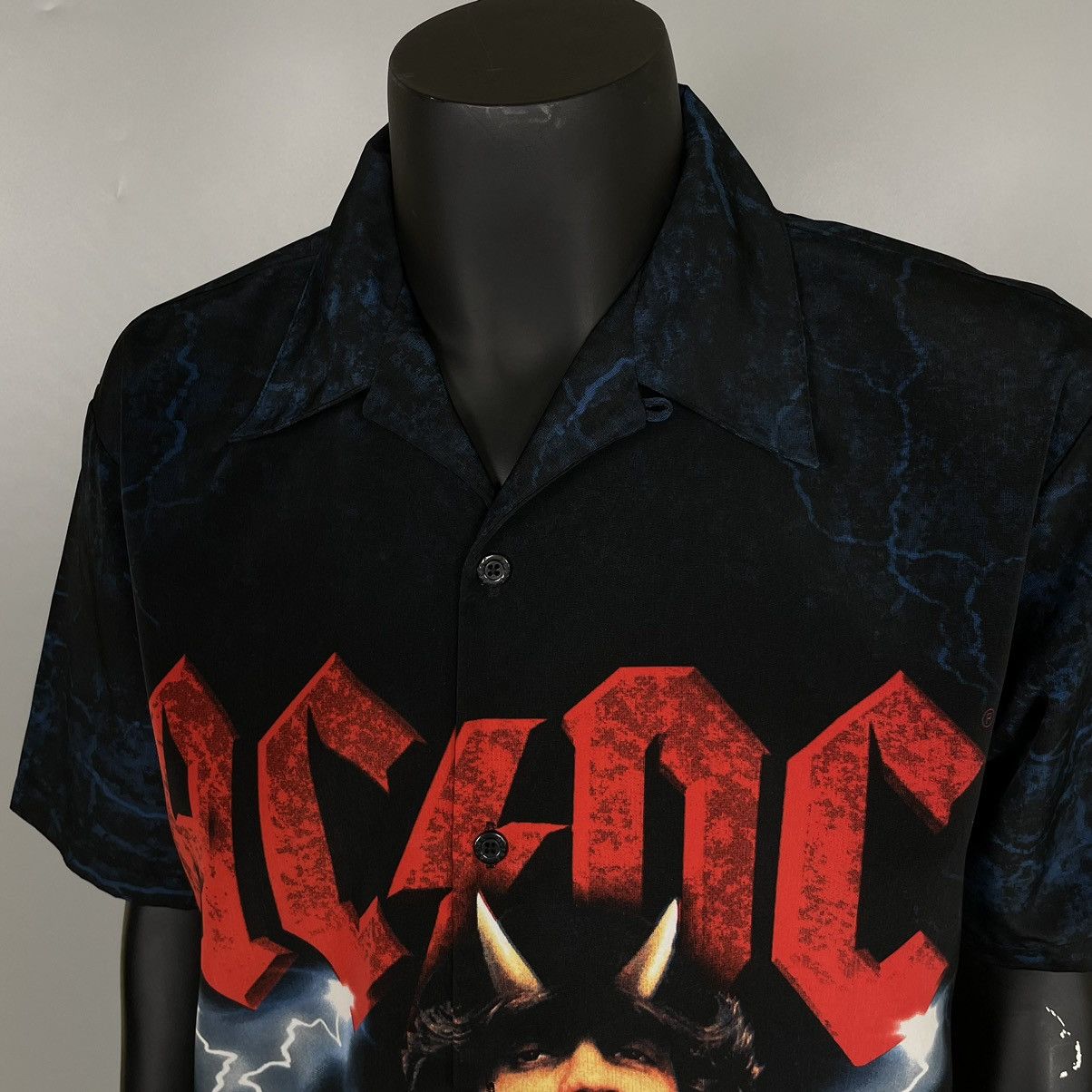 AC/DC Vintage AC/DC Shirt Button Up Graphic print Made in USA Size US XL / EU 56 / 4 - 3 Thumbnail
