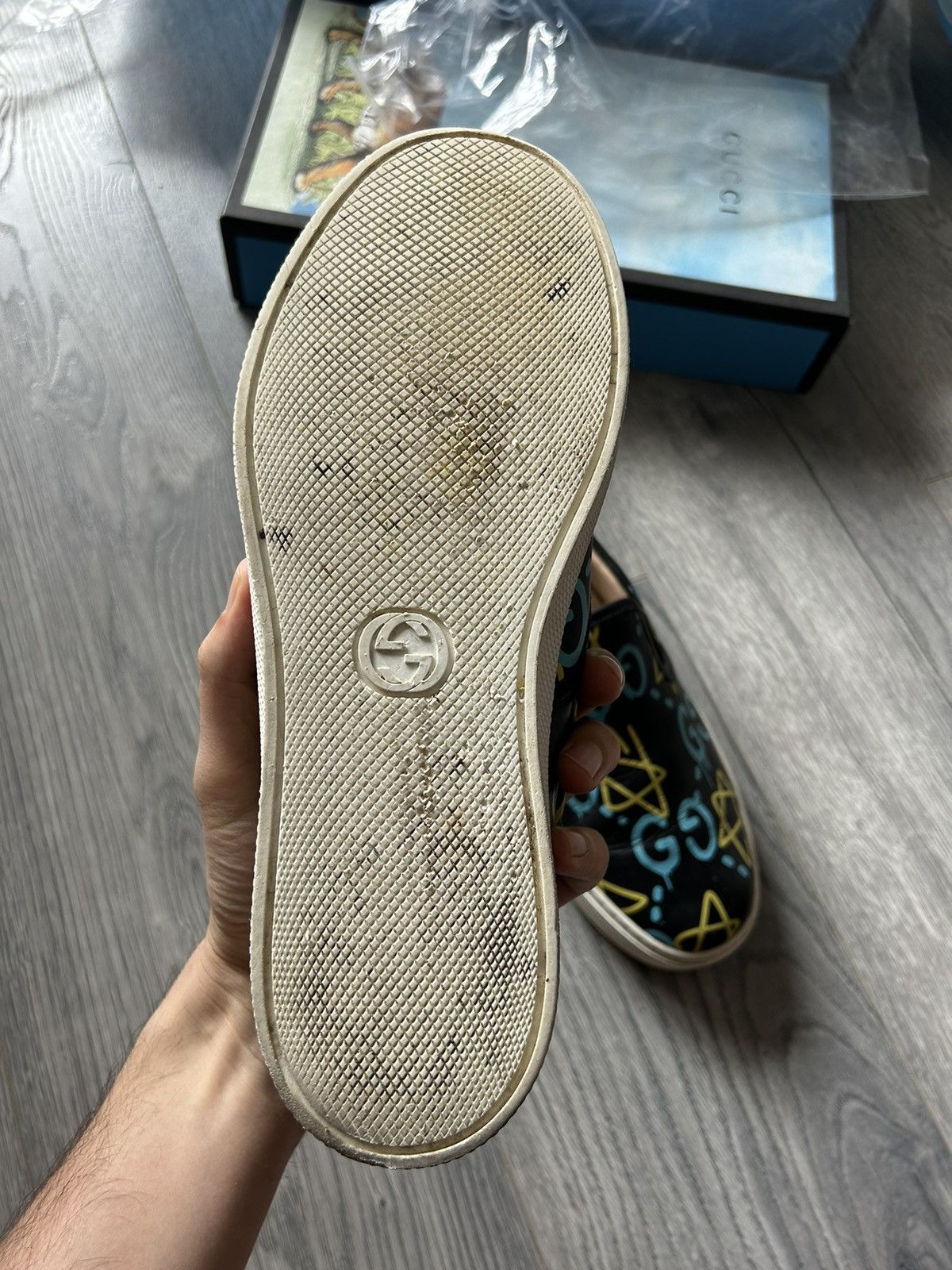 Gucci Gucci Ghost Slip-Ons Size US 7 / EU 40 - 7 Thumbnail