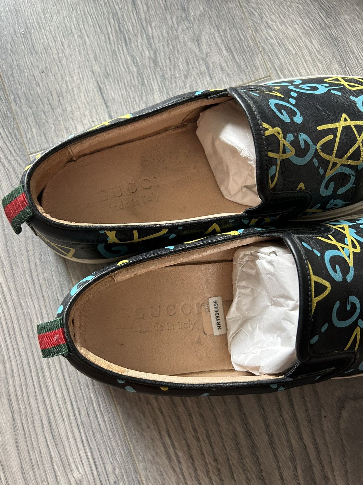 Gucci Gucci Ghost Slip-Ons Size US 7 / EU 40 - 9 Thumbnail