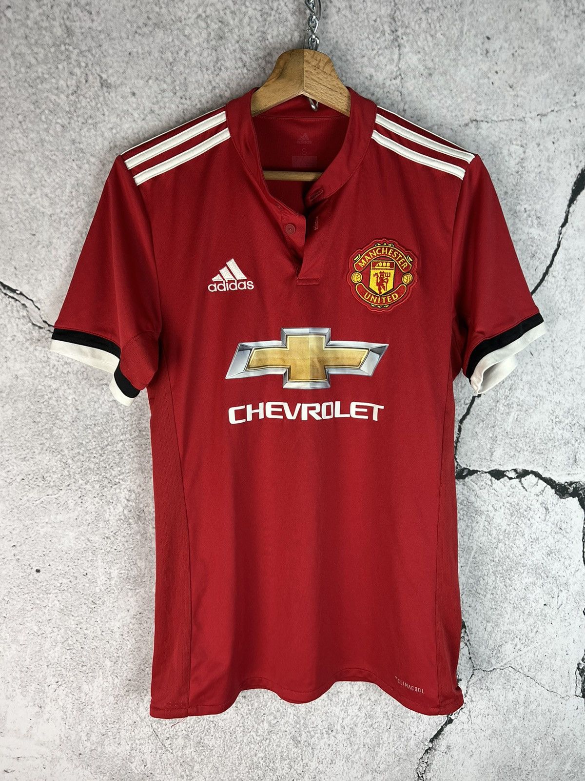 Adidas Manchester United soccer football Adidas Jersey Size US S / EU 44-46 / 1 - 1 Thumbnail