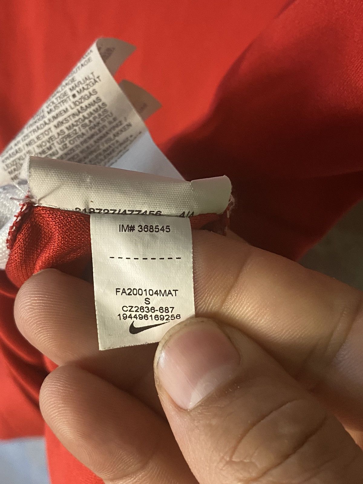 Nike × Other UK 2019 Nike Liverpool Soccer Jersey Home Size S Size US S / EU 44-46 / 1 - 5 Thumbnail