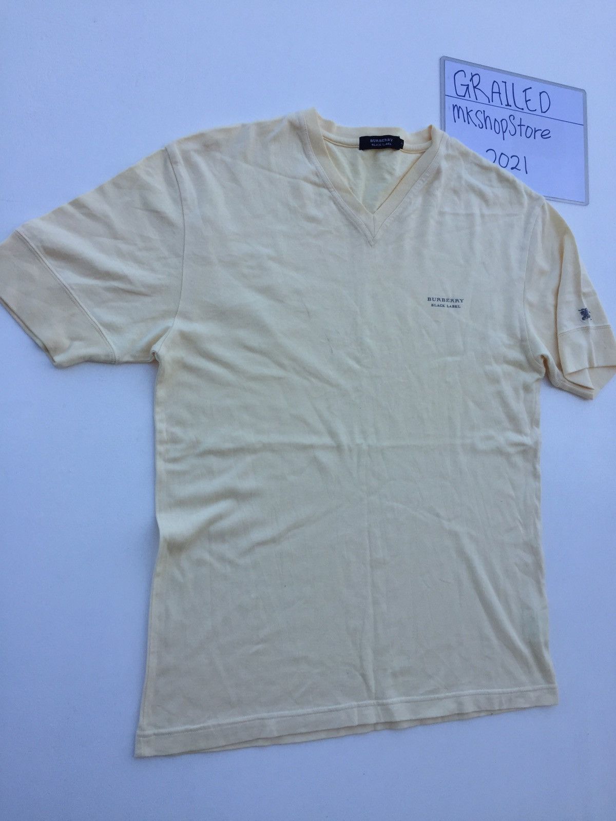 Burberry × Vintage Vintage Burberrys Black Label T Shirt size 3 Size US M / EU 48-50 / 2 - 5 Thumbnail