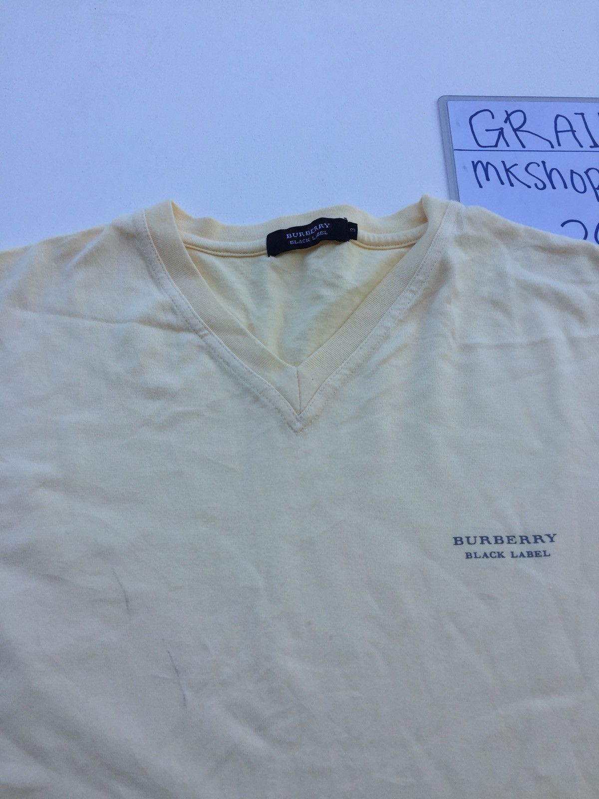 Burberry × Vintage Vintage Burberrys Black Label T Shirt size 3 Size US M / EU 48-50 / 2 - 2 Thumbnail
