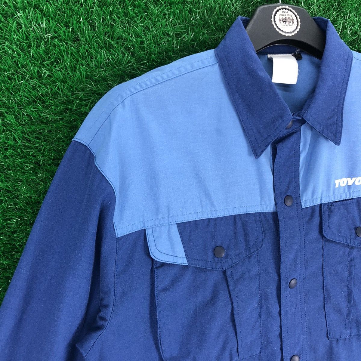 Uniform Wares Vintage 90's Flannel Worker Toyo Tires Factory Japan Size US M / EU 48-50 / 2 - 2 Thumbnail