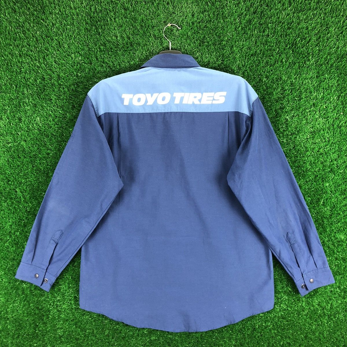 Uniform Wares Vintage 90's Flannel Worker Toyo Tires Factory Japan Size US M / EU 48-50 / 2 - 4 Thumbnail