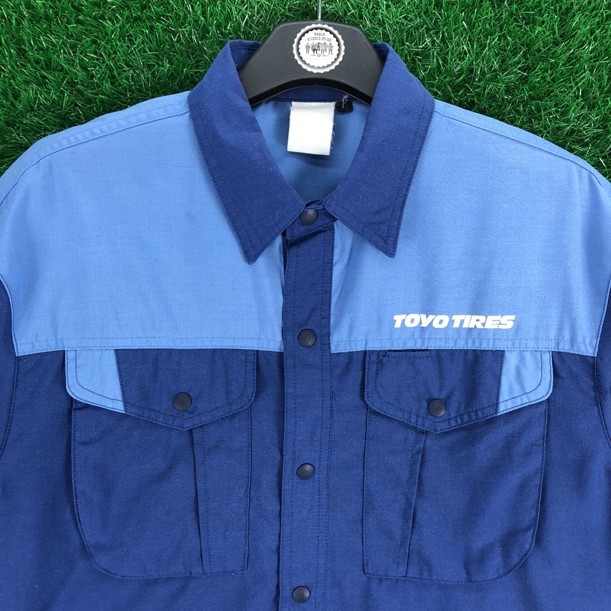 Uniform Wares Vintage 90's Flannel Worker Toyo Tires Factory Japan Size US M / EU 48-50 / 2 - 7 Thumbnail