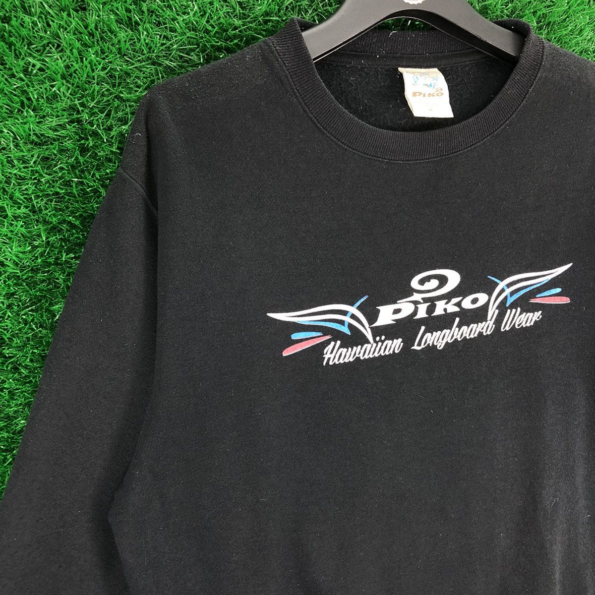 Vintage Vintage Piko Hawaiian Longboard Wear Sweatshirt Size US M / EU 48-50 / 2 - 2 Thumbnail