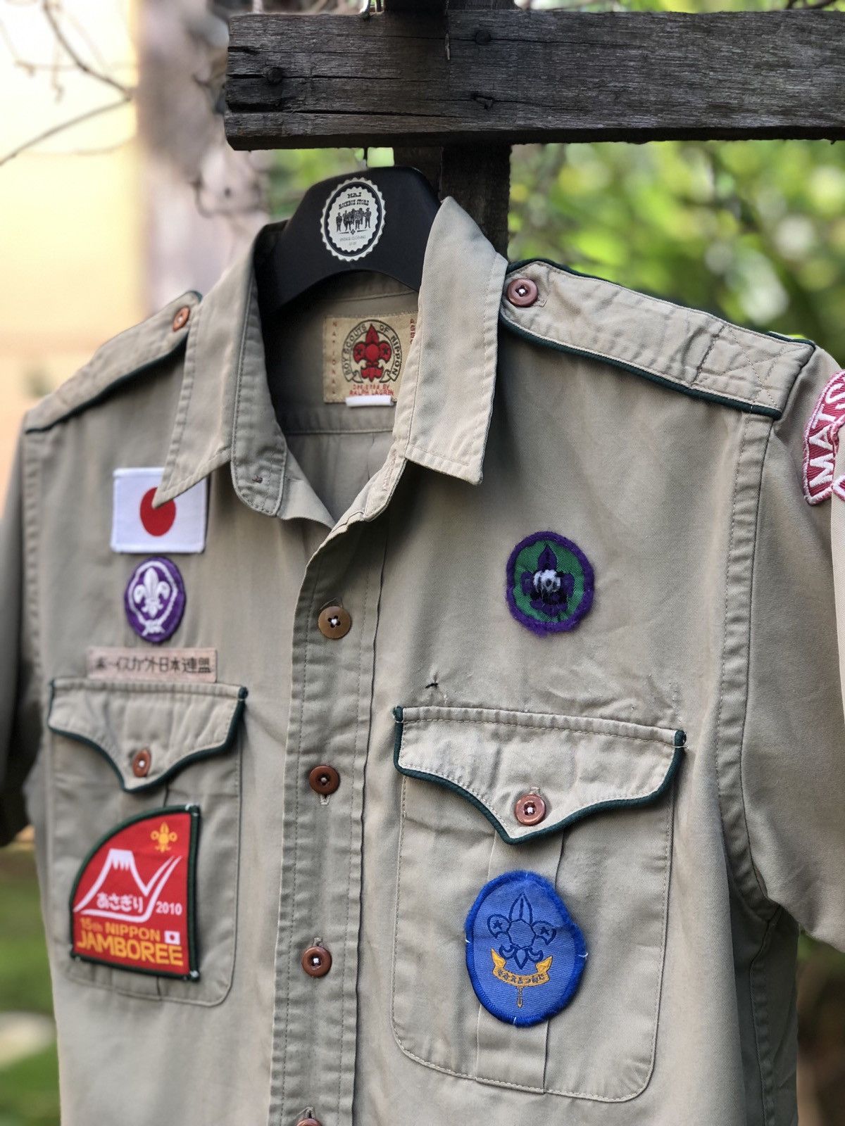 Ralph Lauren Vintage 90's Ralph Lauren Boy Scout Of Nippon Shirts Size US S / EU 44-46 / 1 - 2 Thumbnail