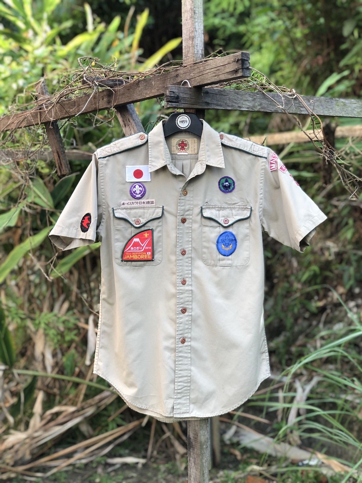 Ralph Lauren Vintage 90's Ralph Lauren Boy Scout Of Nippon Shirts Size US S / EU 44-46 / 1 - 1 Thumbnail