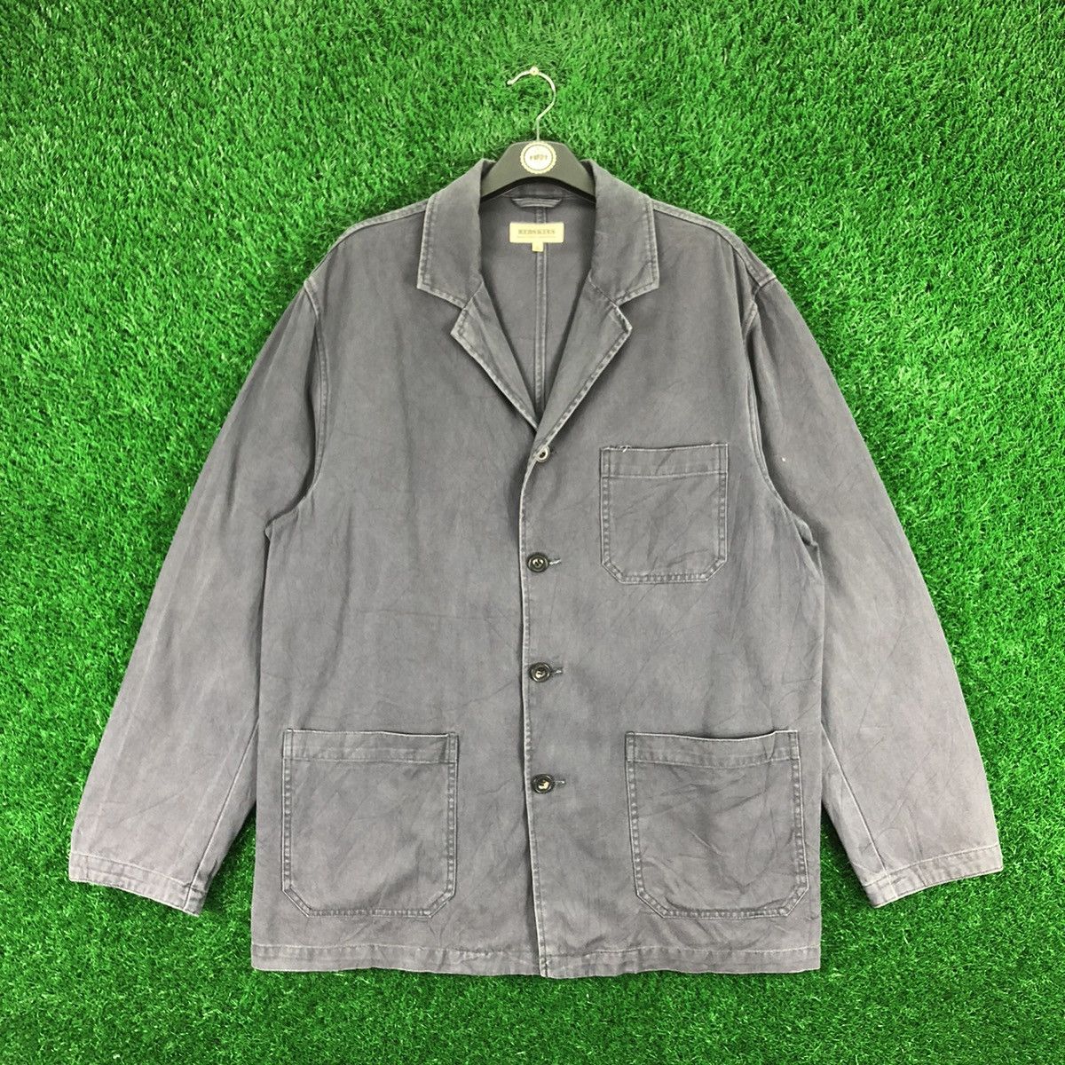 NFL Vintage 90's Redskins Chore Jacket Workwear Size US XL / EU 56 / 4 - 1 Thumbnail