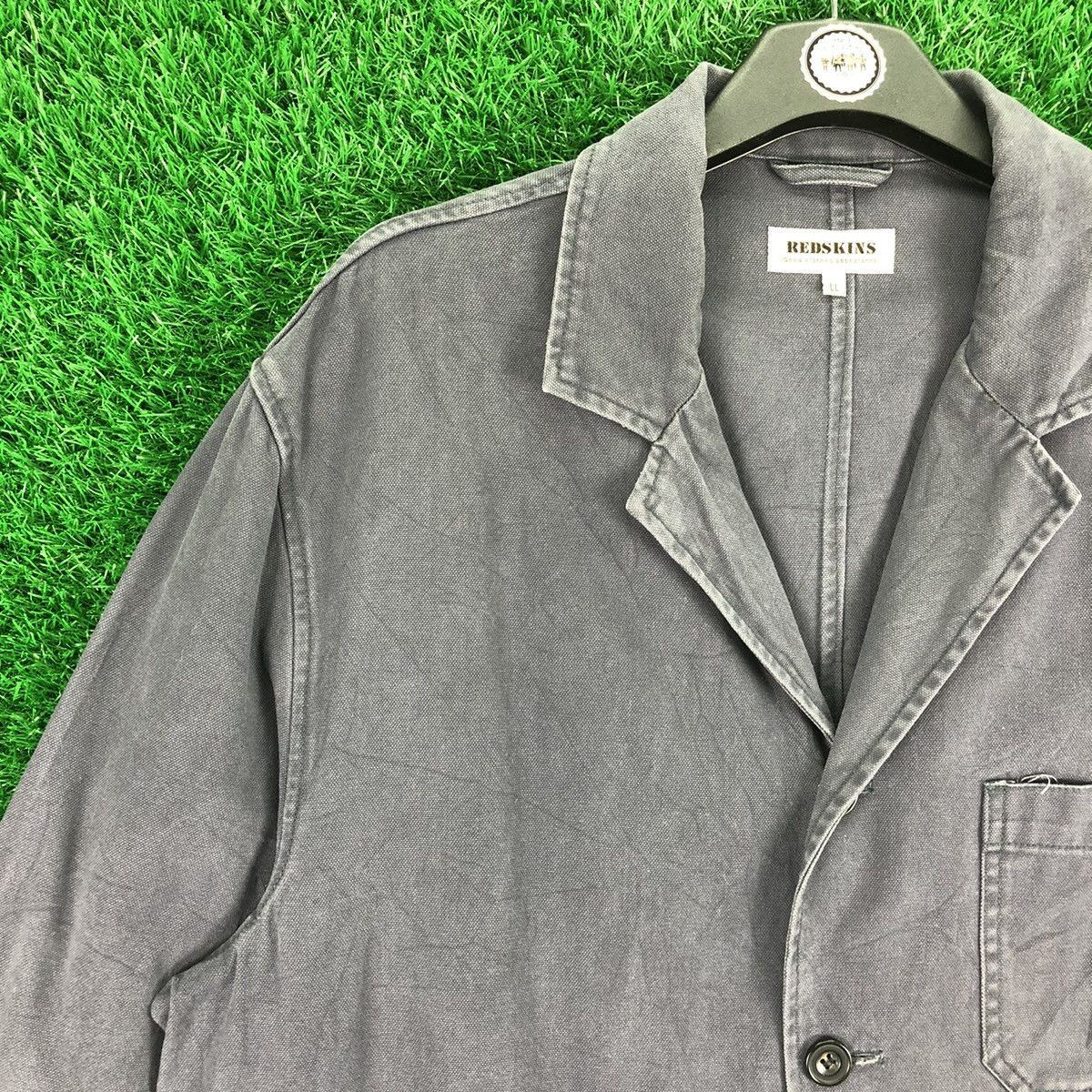 NFL Vintage 90's Redskins Chore Jacket Workwear Size US XL / EU 56 / 4 - 2 Thumbnail