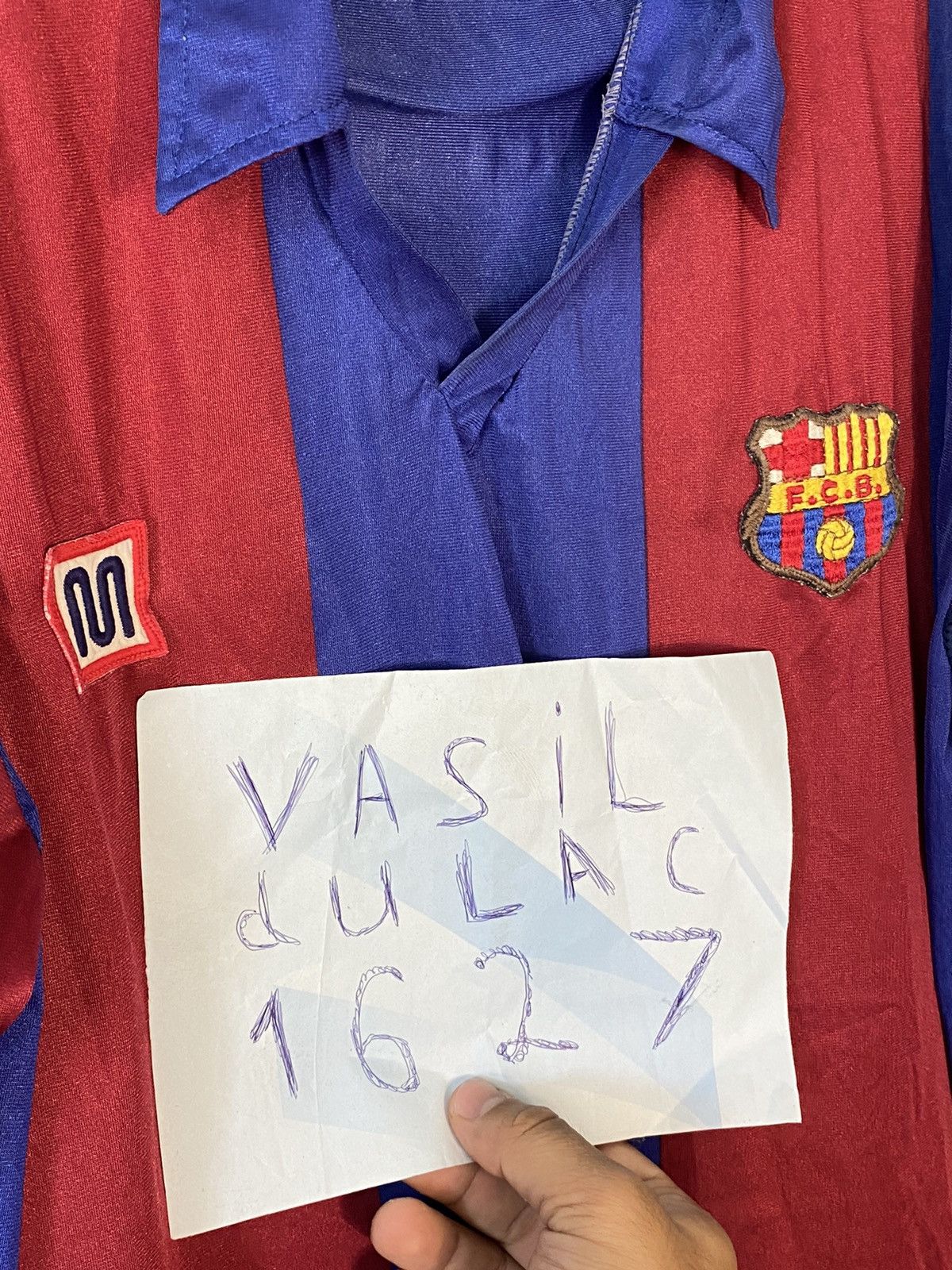 Vintage 1982 Vintage Barcelona Meyba Soccer Jersey Football shirt Size US XXL / EU 58 / 5 - 3 Thumbnail