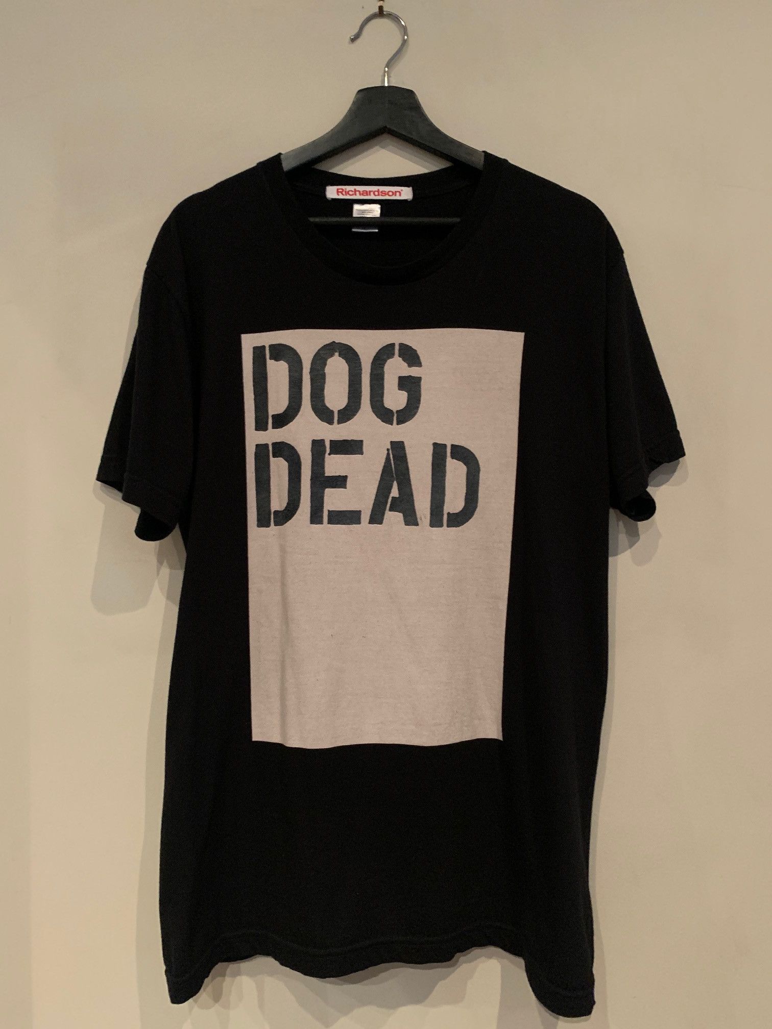 Richardson Richardson x Christopher Wool A7 Dog Dead Tee Black | Grailed