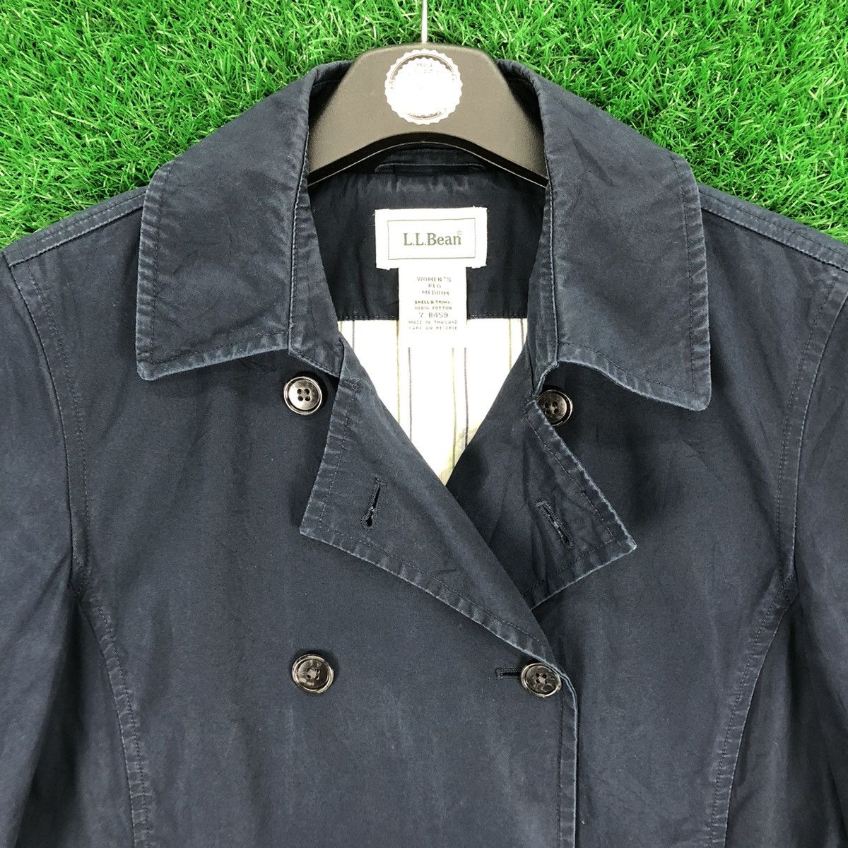 L.L. Bean Vintage L.L Bean Pea Coat Jacket Double Breasted Size S / US 4 / IT 40 - 7 Thumbnail