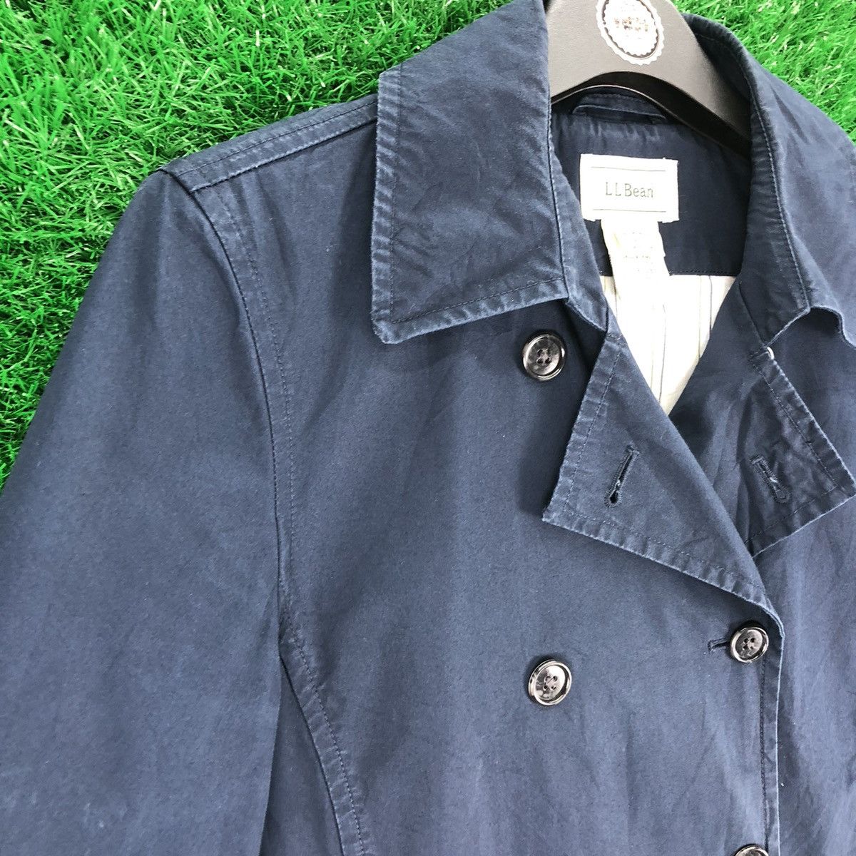 L.L. Bean Vintage L.L Bean Pea Coat Jacket Double Breasted Size S / US 4 / IT 40 - 2 Thumbnail
