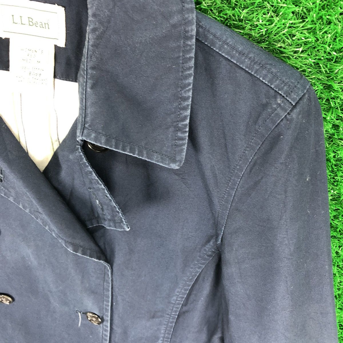 L.L. Bean Vintage L.L Bean Pea Coat Jacket Double Breasted Size S / US 4 / IT 40 - 8 Thumbnail