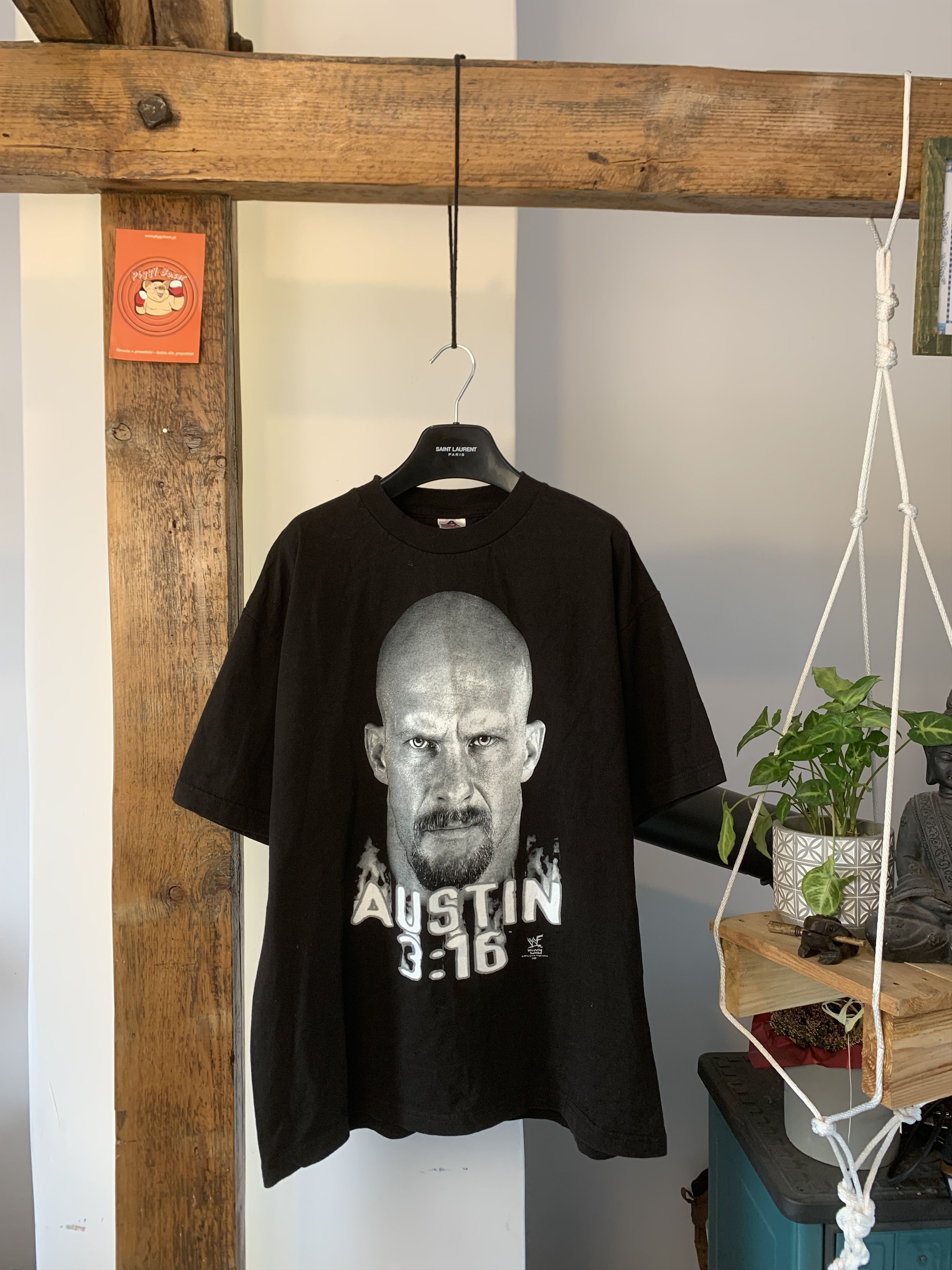 Vintage 98’ WWF Stone Cold Big Head purchases Tee