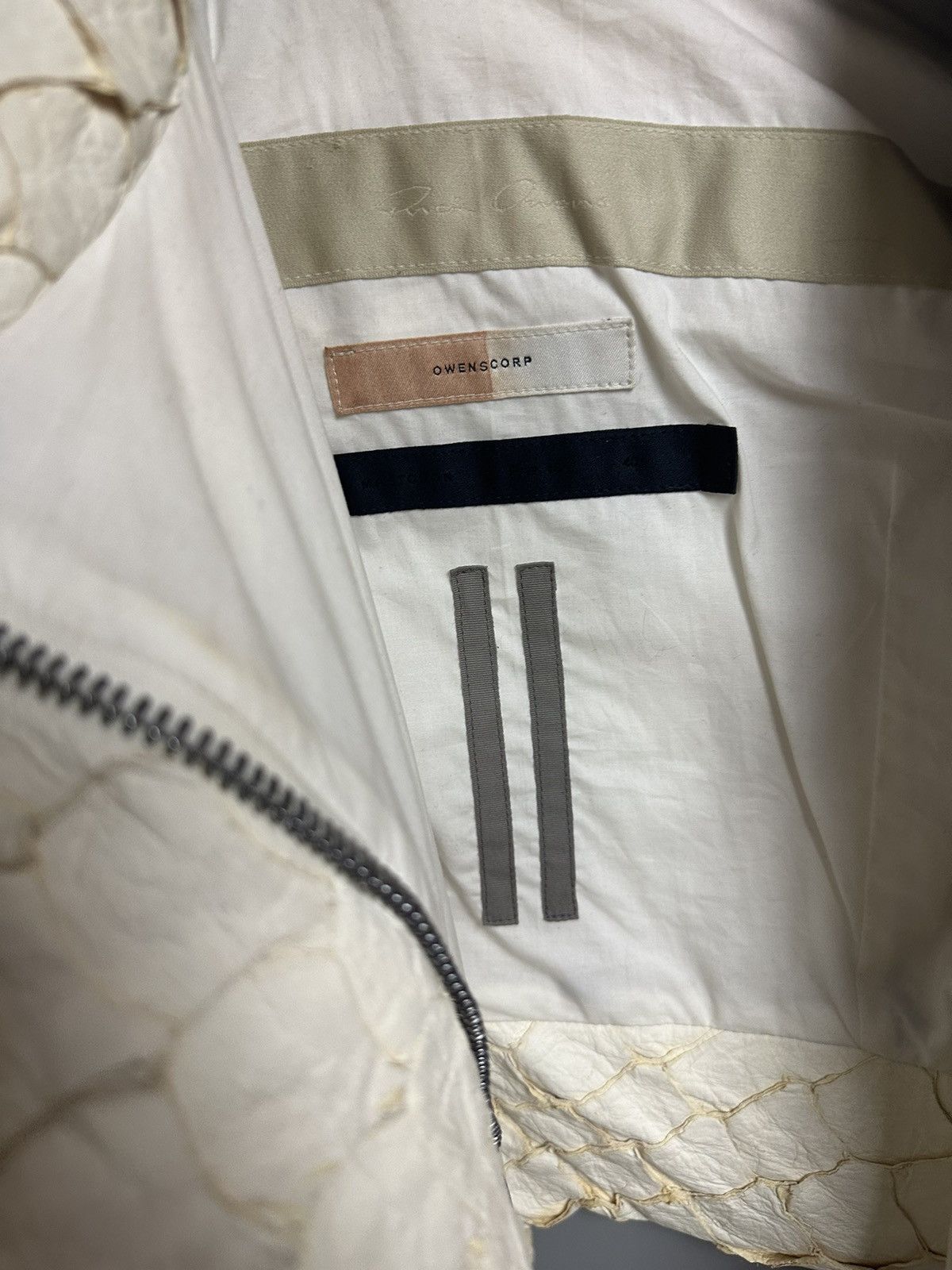Rick Owens FW16 ‘MASTODON’ Draped Pirarucu Jacket Size S / US 4 / IT 40 - 5 Thumbnail