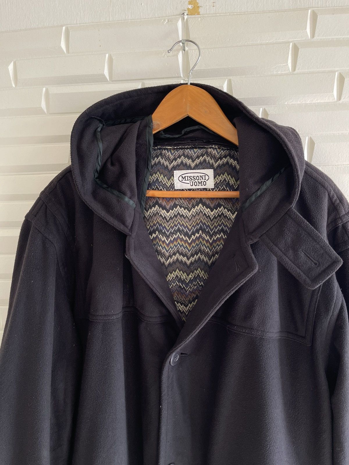 Missoni × Vintage ✅OFFER YOU🔥Vintage Hooded Jacket MISSONI Italy Size US XL / EU 56 / 4 - 3 Thumbnail