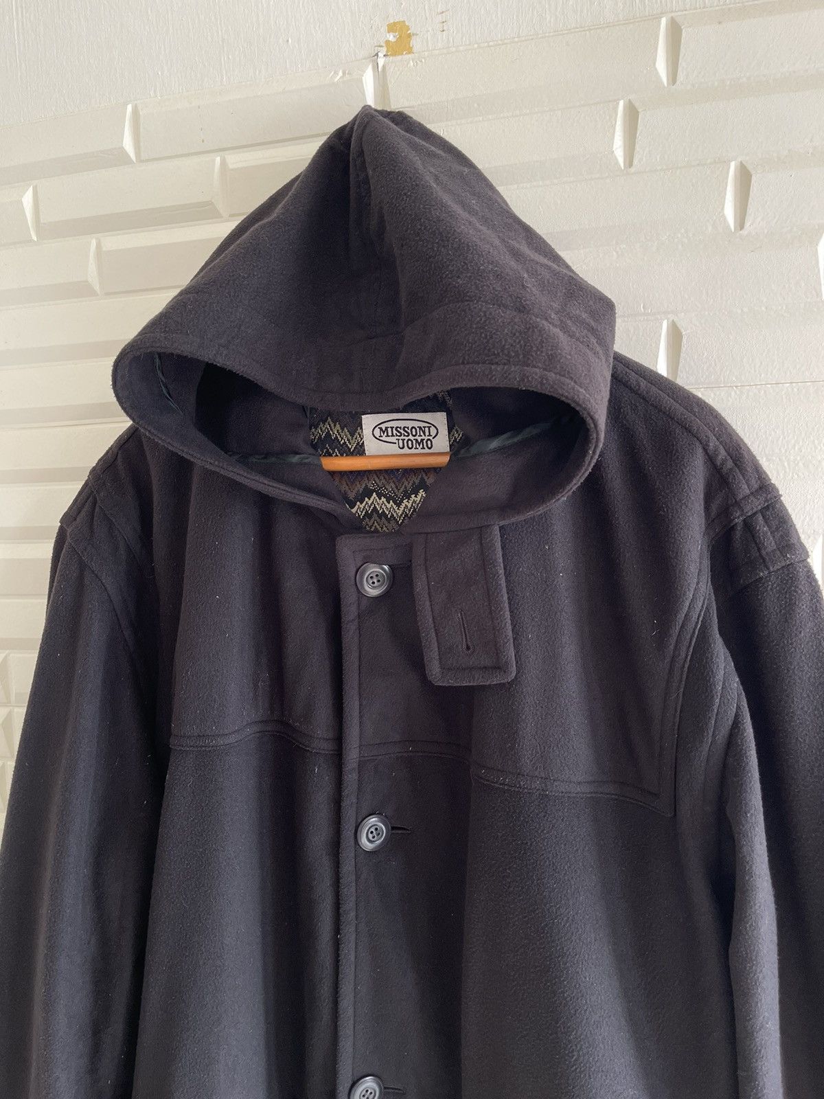 Missoni × Vintage ✅OFFER YOU🔥Vintage Hooded Jacket MISSONI Italy Size US XL / EU 56 / 4 - 5 Thumbnail