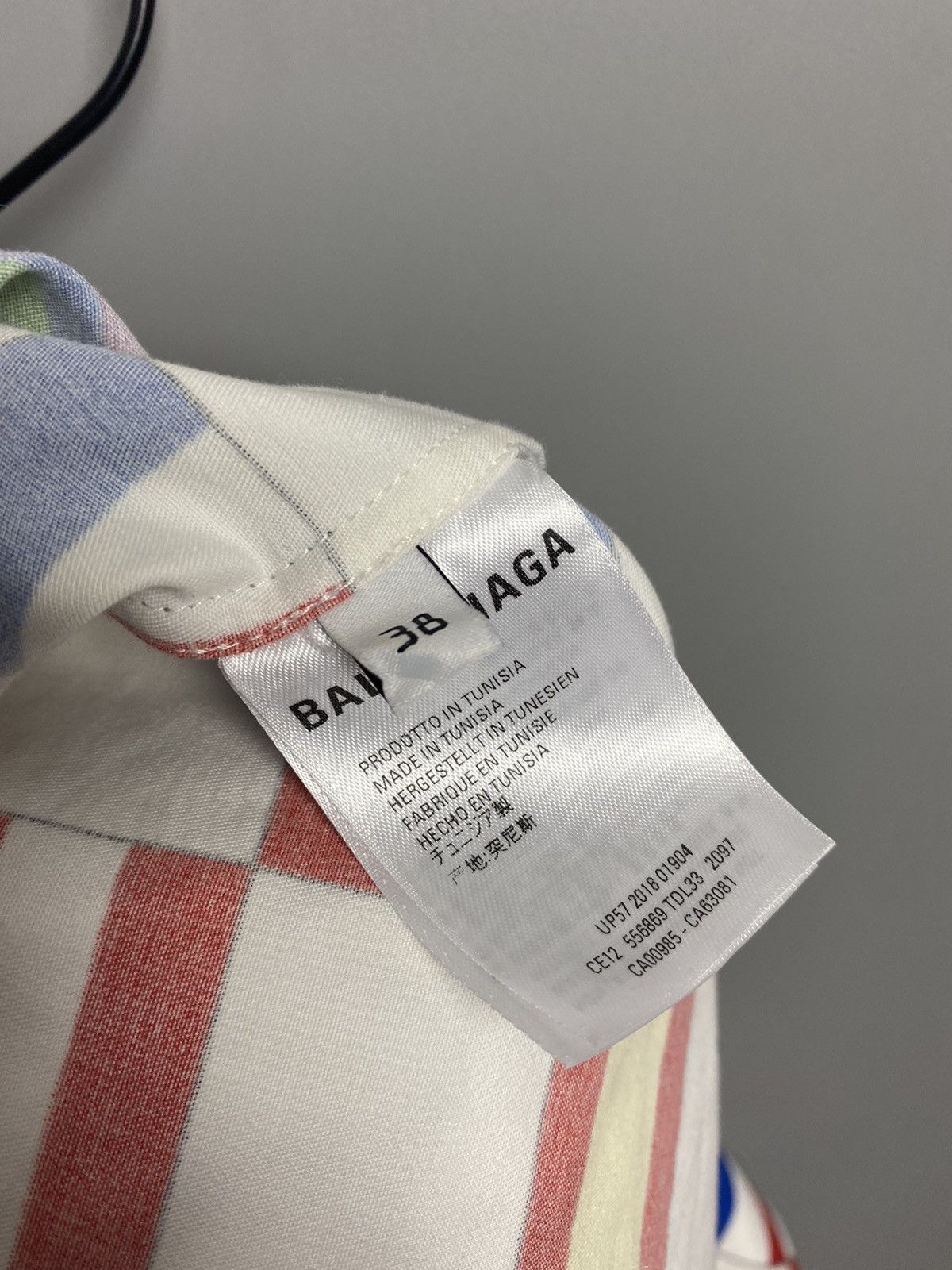 Balenciaga Flag Quilt Jumbo Button Up Size US M / EU 48-50 / 2 - 6 Thumbnail