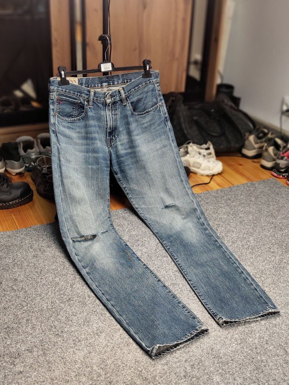 Polo Ralph Lauren Vintage 90s Polo Ralph Lauren Distressed Washed Denim Jeans Size US 32 / EU 48 - 23 Thumbnail