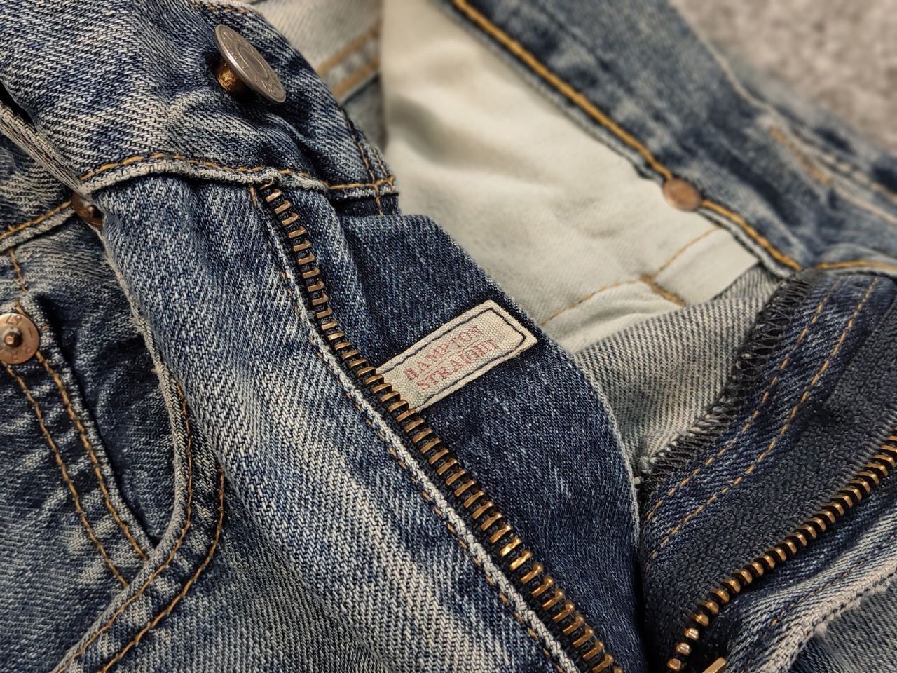 Polo Ralph Lauren Vintage 90s Polo Ralph Lauren Distressed Washed Denim Jeans Size US 32 / EU 48 - 15 Thumbnail