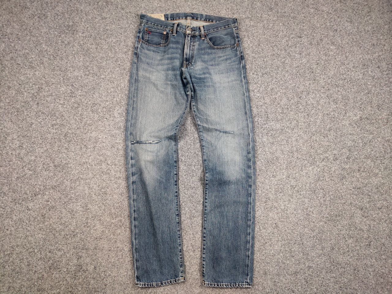 Polo Ralph Lauren Vintage 90s Polo Ralph Lauren Distressed Washed Denim Jeans Size US 32 / EU 48 - 1 Thumbnail