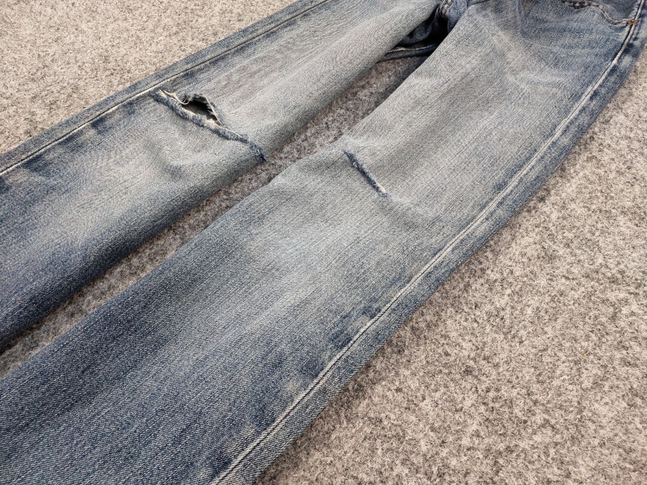 Polo Ralph Lauren Vintage 90s Polo Ralph Lauren Distressed Washed Denim Jeans Size US 32 / EU 48 - 6 Thumbnail