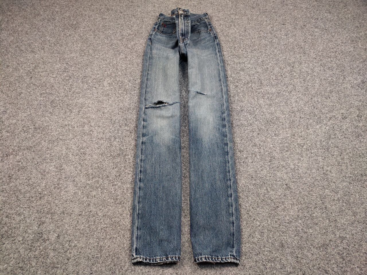 Polo Ralph Lauren Vintage 90s Polo Ralph Lauren Distressed Washed Denim Jeans Size US 32 / EU 48 - 3 Thumbnail