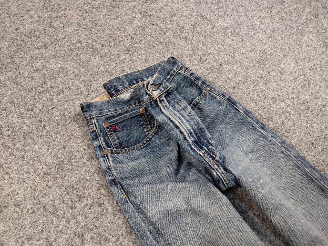 Polo Ralph Lauren Vintage 90s Polo Ralph Lauren Distressed Washed Denim Jeans Size US 32 / EU 48 - 12 Thumbnail
