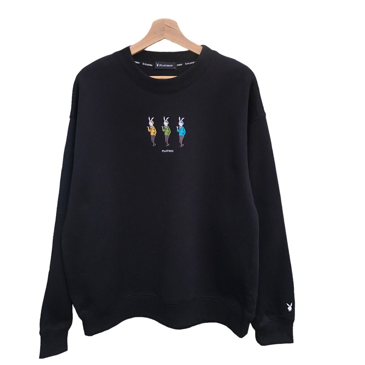 Playboy Playboy Centre Box Logo Crewneck Size US M / EU 48-50 / 2 - 1 Thumbnail