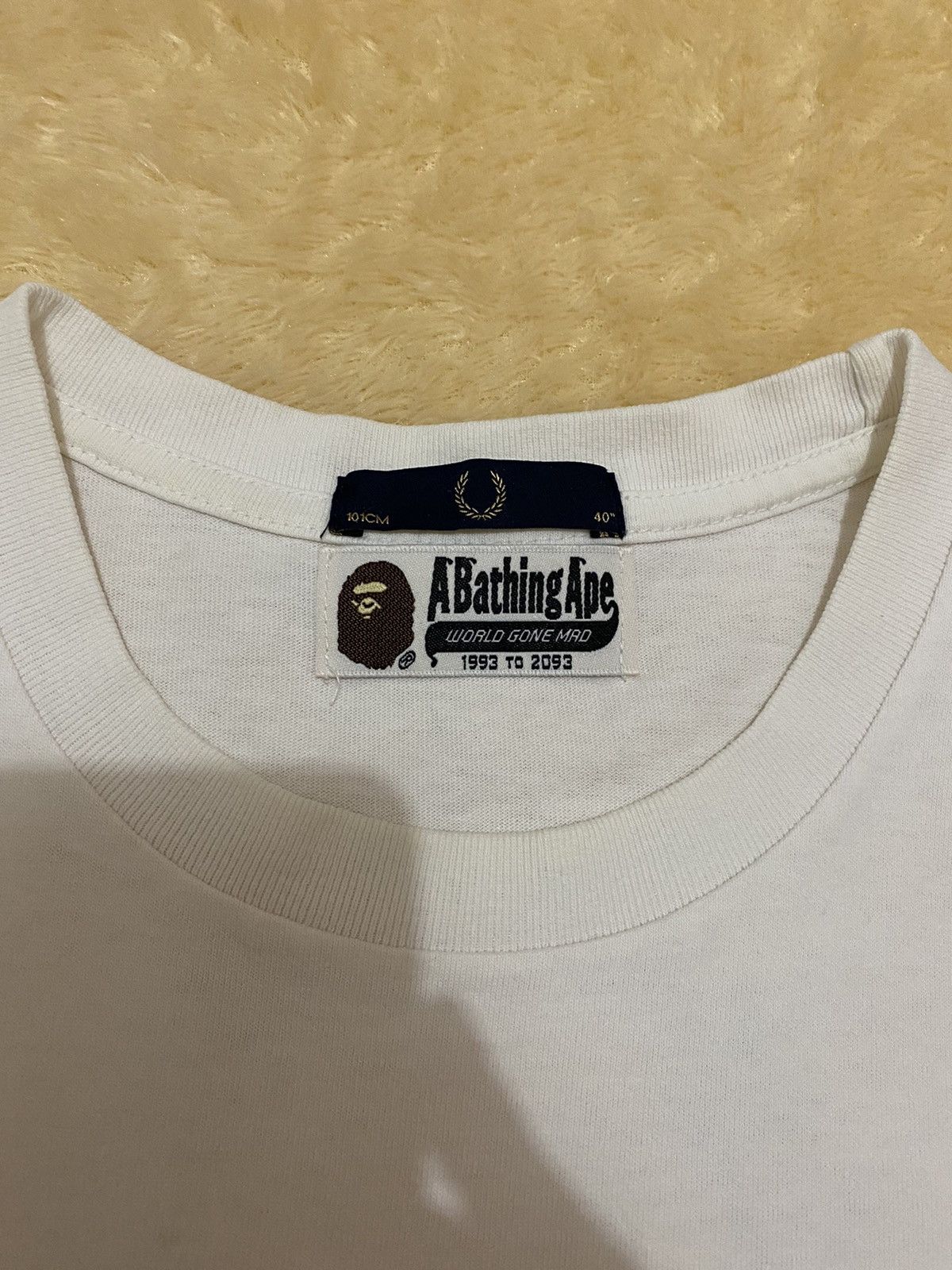 Bape x Fred Perry tee