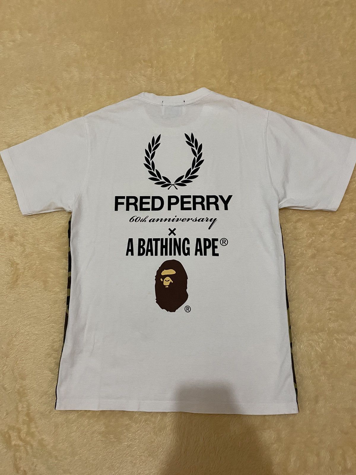 Bape x Fred Perry tee
