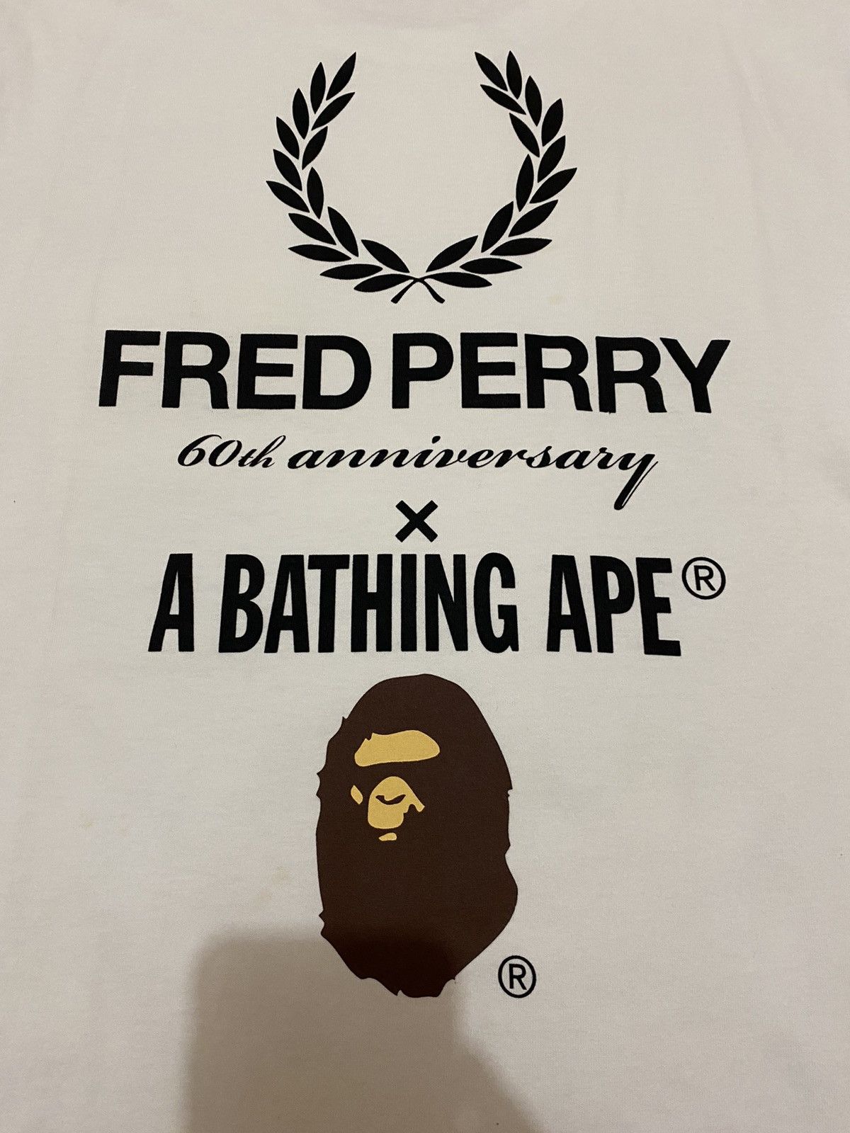 Bape x Fred Perry tee