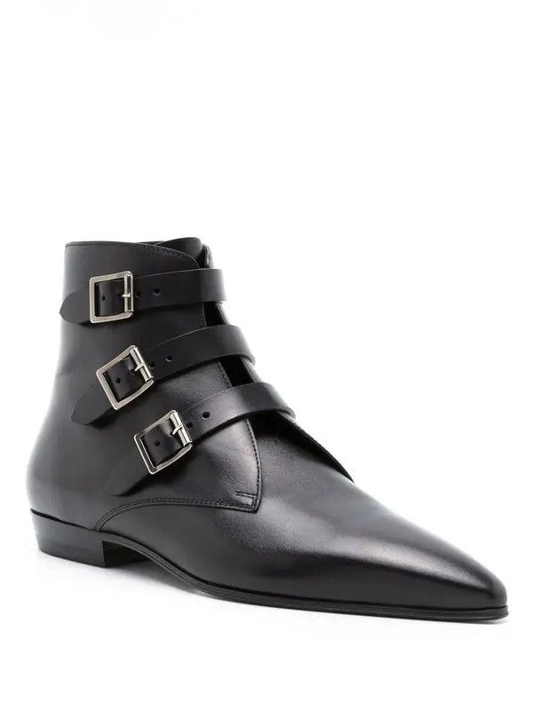 Saint Laurent Paris o1w1db10623 Boots in Black Size US 10 / EU 43 - 3 Thumbnail
