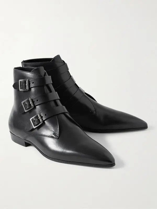 Saint Laurent Paris o1w1db10623 Boots in Black Size US 10 / EU 43 - 2 Thumbnail