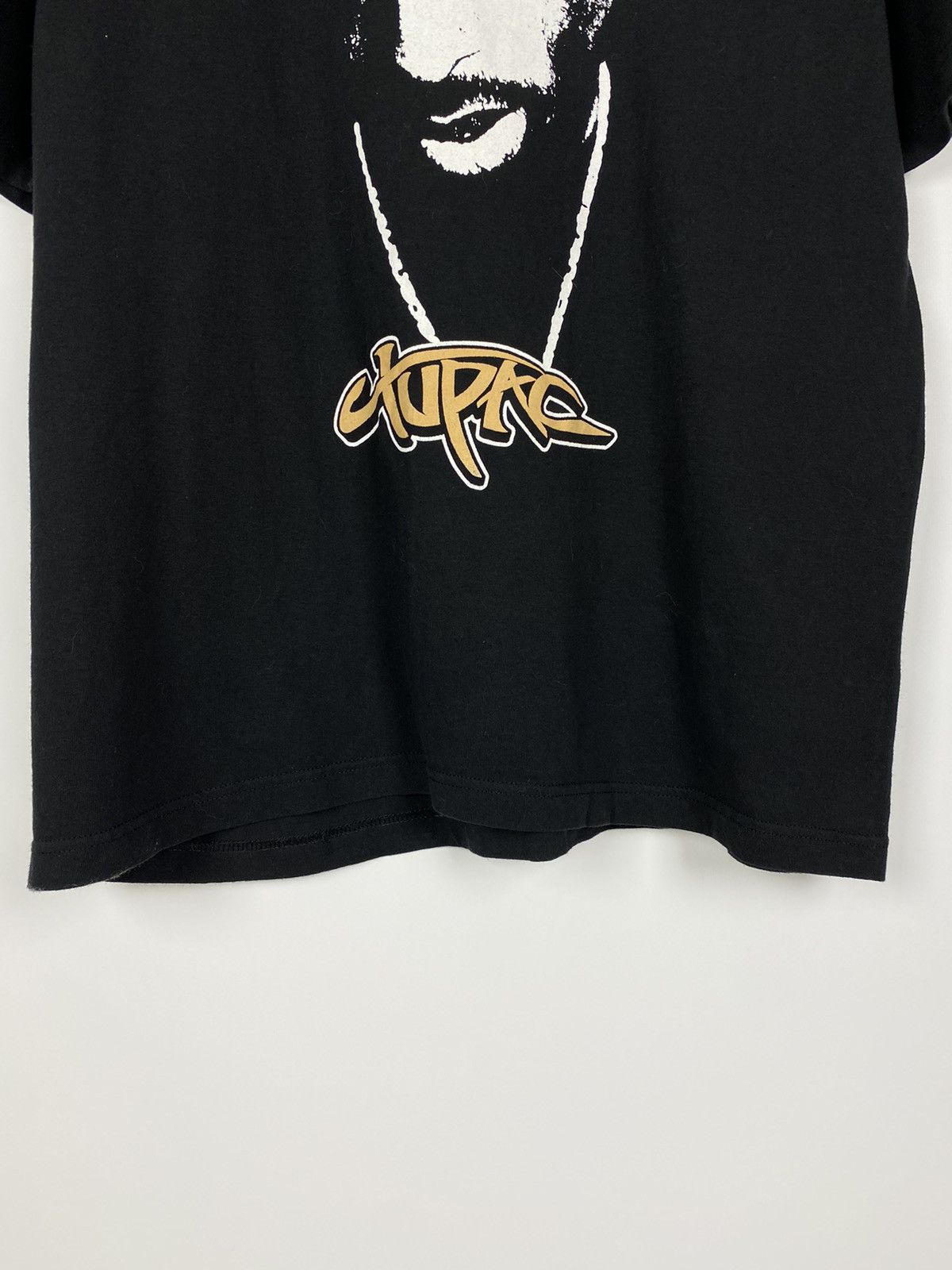 Rap Tees × Vintage Y2K Vintage Tupac Big Print T-Shirt 2pac Size US XL / EU 56 / 4 - 8 Thumbnail