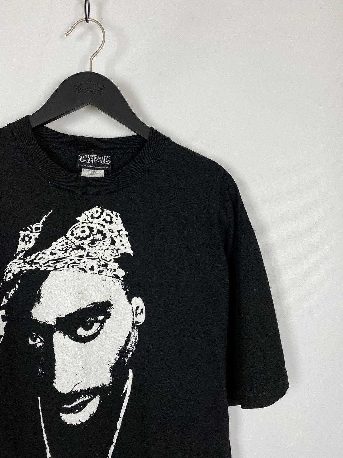 Rap Tees × Vintage Y2K Vintage Tupac Big Print T-Shirt 2pac Size US XL / EU 56 / 4 - 3 Thumbnail