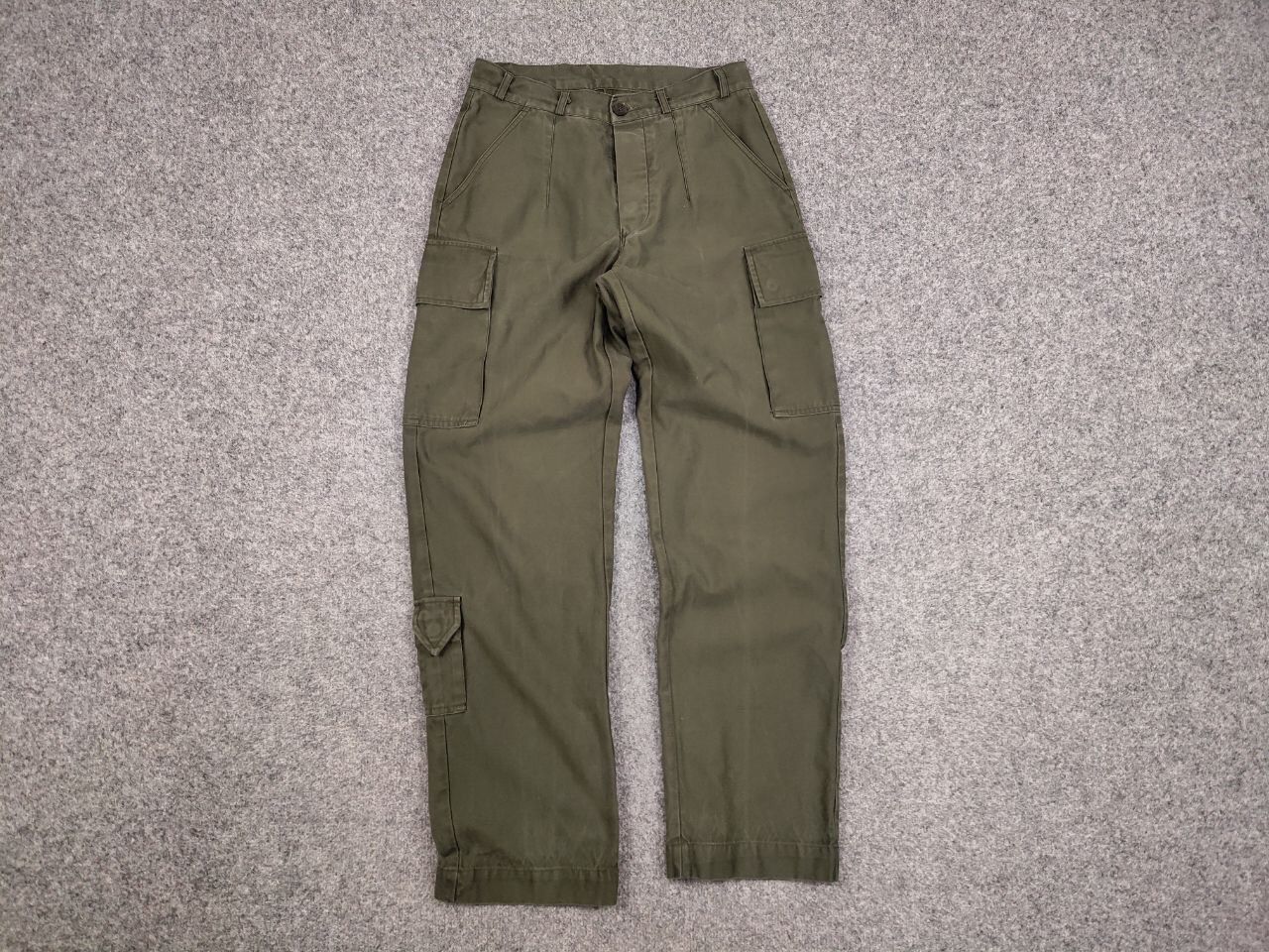 Japanese Brand Vintage 80’s Kl Seyntex Netherlands Army Green Cargo Pants Size US 30 / EU 46 - 12 Thumbnail