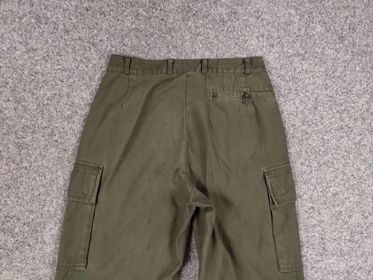 Japanese Brand Vintage 80’s Kl Seyntex Netherlands Army Green Cargo Pants Size US 30 / EU 46 - 14 Thumbnail